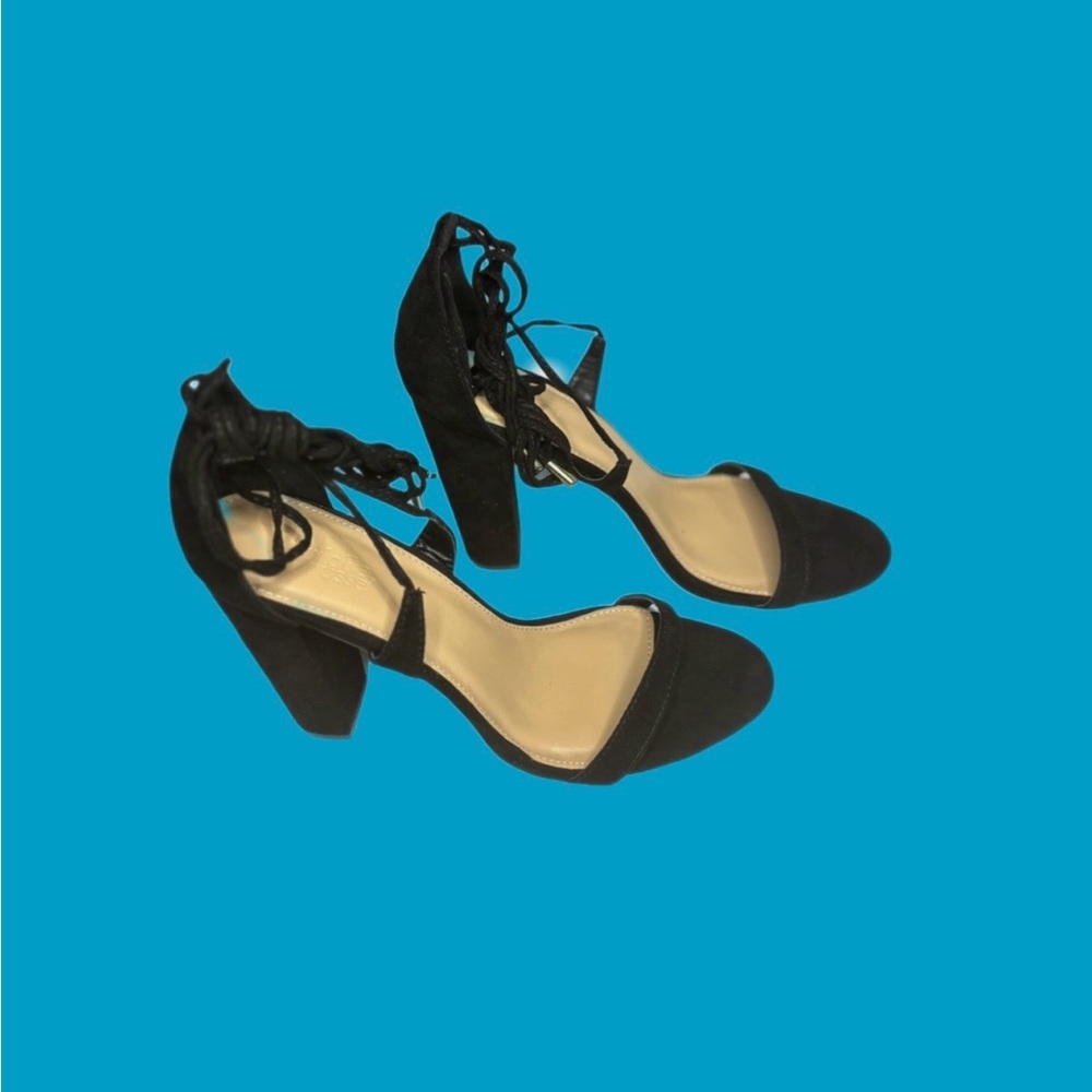 Charlotte Russe  lace up black heels